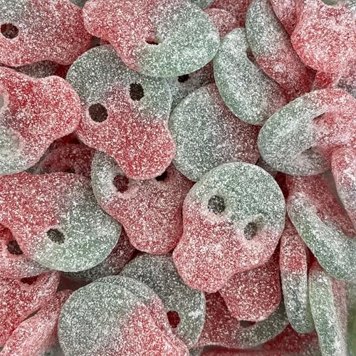 Sour Watermelon Skulls 200g Treat Bag by The Gourmet Sweet Company