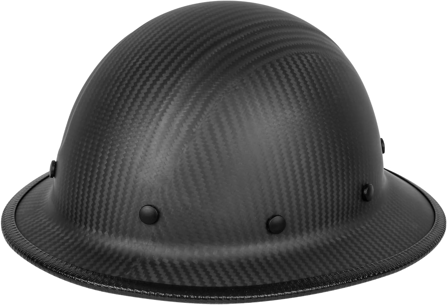 GREEN DEVIL Carbon Fiber Full Brim Hard Hat OSHA & ANSI Rated Hardhat for Men with Brim Guard