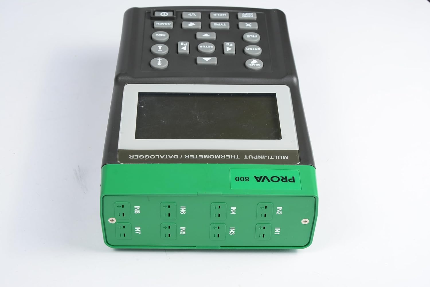 Taiwan Quality PROVA 800 Multi-Input Thermometer Datalogger High Accuracy Temperature Datalogger 8 Input Temperature Measurement Data Logging 11 Types of thermocouple 4.5” LCD with Backlight