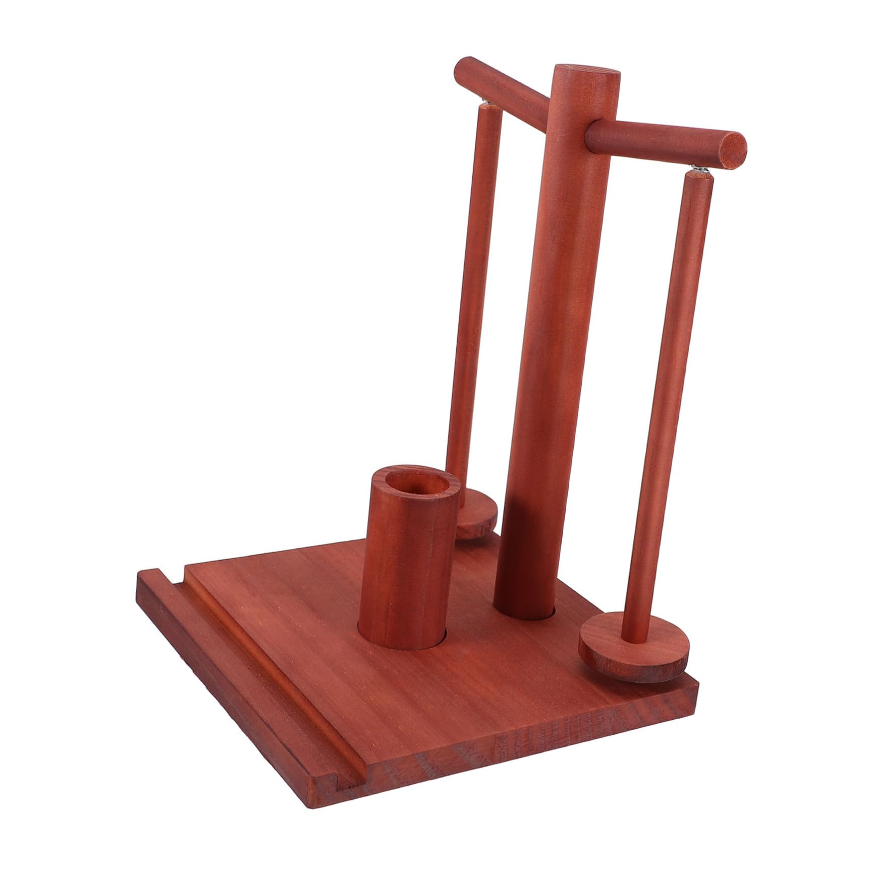 Garnhalter mit 2 Spindeln Rotierender Garnorganizer zum Häkeln und Stricken Multifunktionaler Garnständer für Handarbeitszubehör und Heimwerkerprojekte