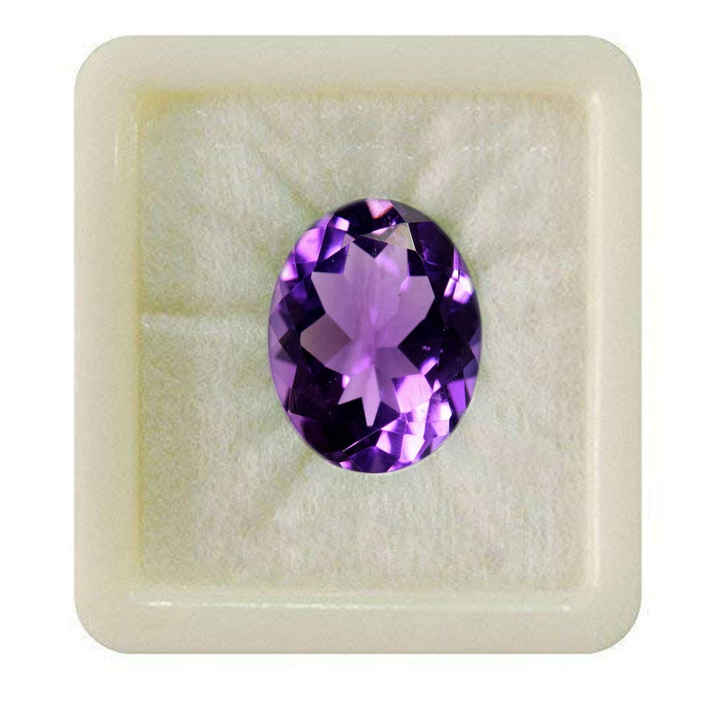 JewelryOnClick Natural Certified Amethyst Loose Gemstone 7.25 Ratti 6.59 Carat Katela Oval Rashi Ratan Gems Making Astrology Real Semi Precious Perfect Meen Rashi Upratna guruwer (B0BKWFQV2R) Amazon Price History, Amazon Price Tracker