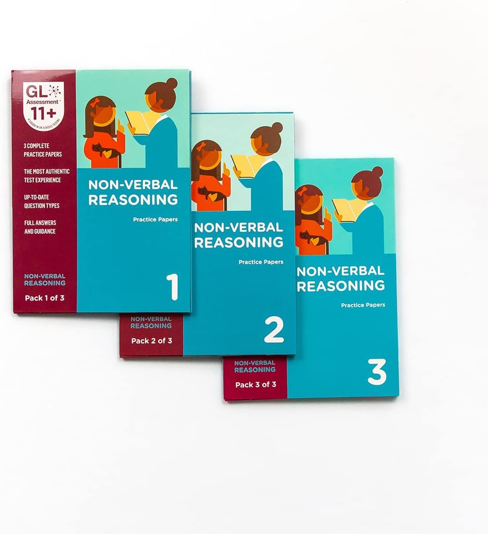 GL Assessment 11 Plus Practice Papers 2025 All Non-Verbal Reasoning Bundle (3 Packs) | 11+ Non-Verbal Reasoning Practice Papers | 11+ Practice Books Hold 3 Practice Papers Exam Guidance And Answers