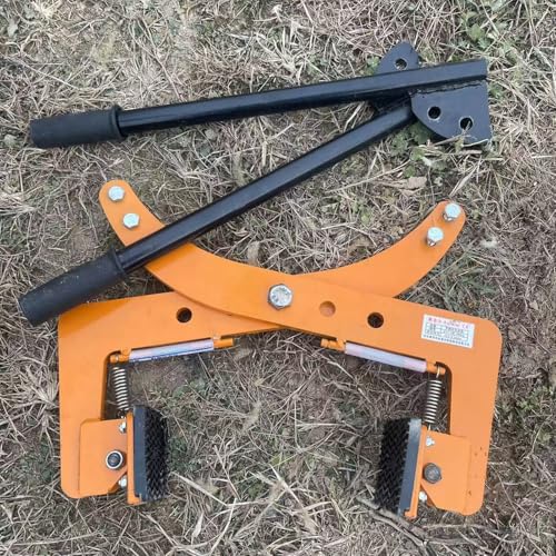 Elevador de Adoquines, Abrazadera de Acero Resistente para Elevación de Adoquines, Elevador de Losas de Piedra Resistente para Bloques de Hormigón, Herramienta de Construcción de Doble Mango