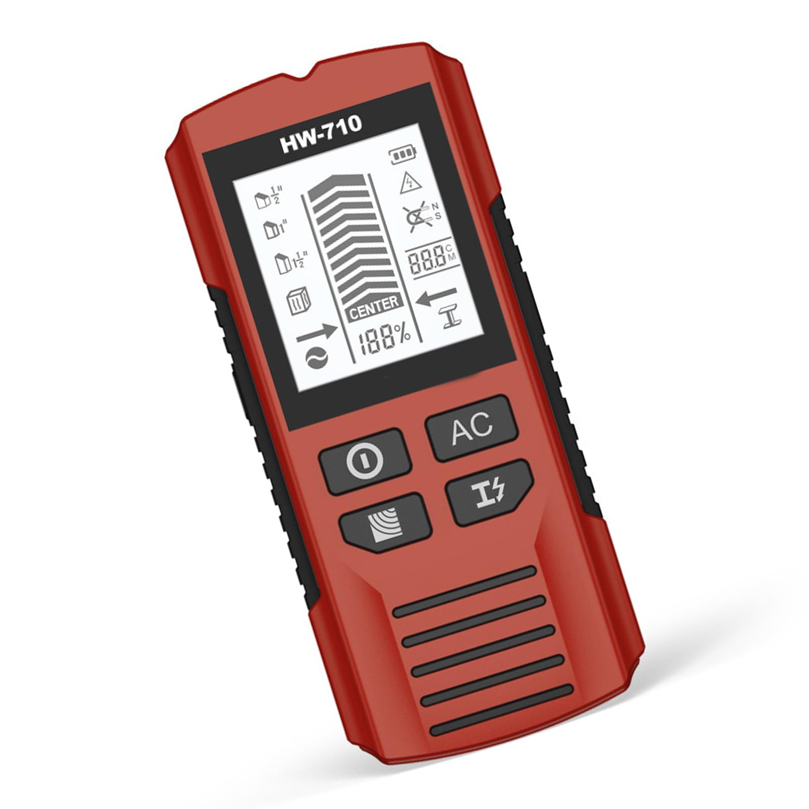 Multifunctional Wall Scanner Detects Wood Studs Metal and Live Wire with Multiple Modes Electric Wire Transducer for Partitions