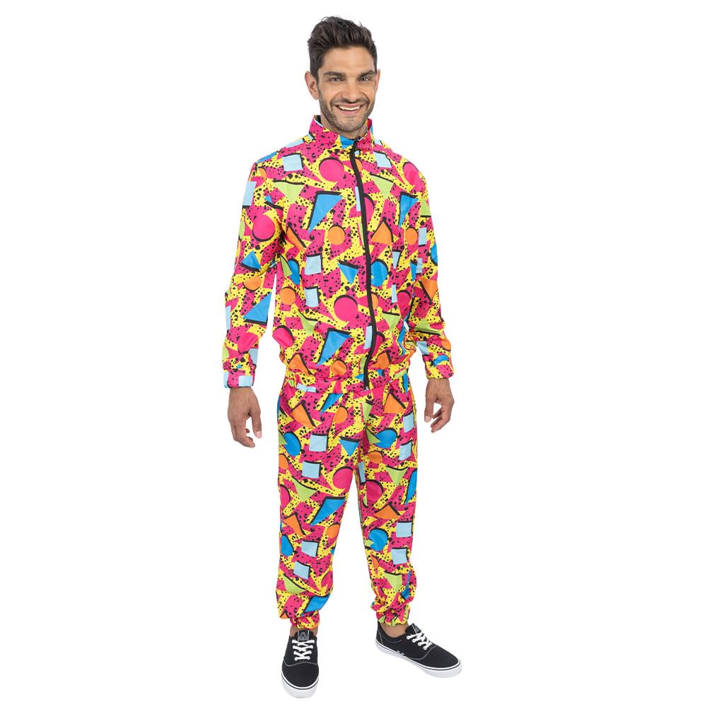 Chaks - 80s / 90s tracksuit set of 2 jacket and trousers, retro outfit, tracksuit for festival and carnival