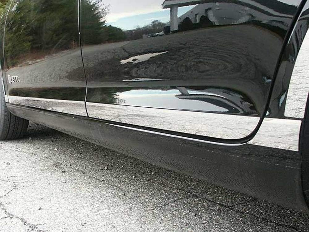 QAA is Compatible with 2005-2010 Volkswagen Jetta 8 Piece Stainless Rocker Panel Trim, Lower Kit, 1.875" Width TH25665