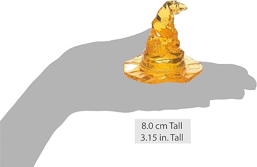 Miniatura 3 de Enesco Facets The Wizarding World of Harry Potter - Figura de sombrero clasificador, 3.13 pulgadas, naranja