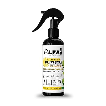 ALFA ONE Ultra Power Degreaser Cleaner Spray 300ml | Removes Tough Oil, Grease & Dirt in Seconds | Kitchen Cleaner for Gas Stove, Tiles & Chimney | Fast Acting Multi Surface Cleaner