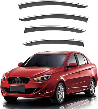 Rain Guards for FAW Oley SD/HB MK1 2011-2016, Window Visor Durability Waterproof Vent Visors Sun Wind Rain Guard Shield Car Accessories