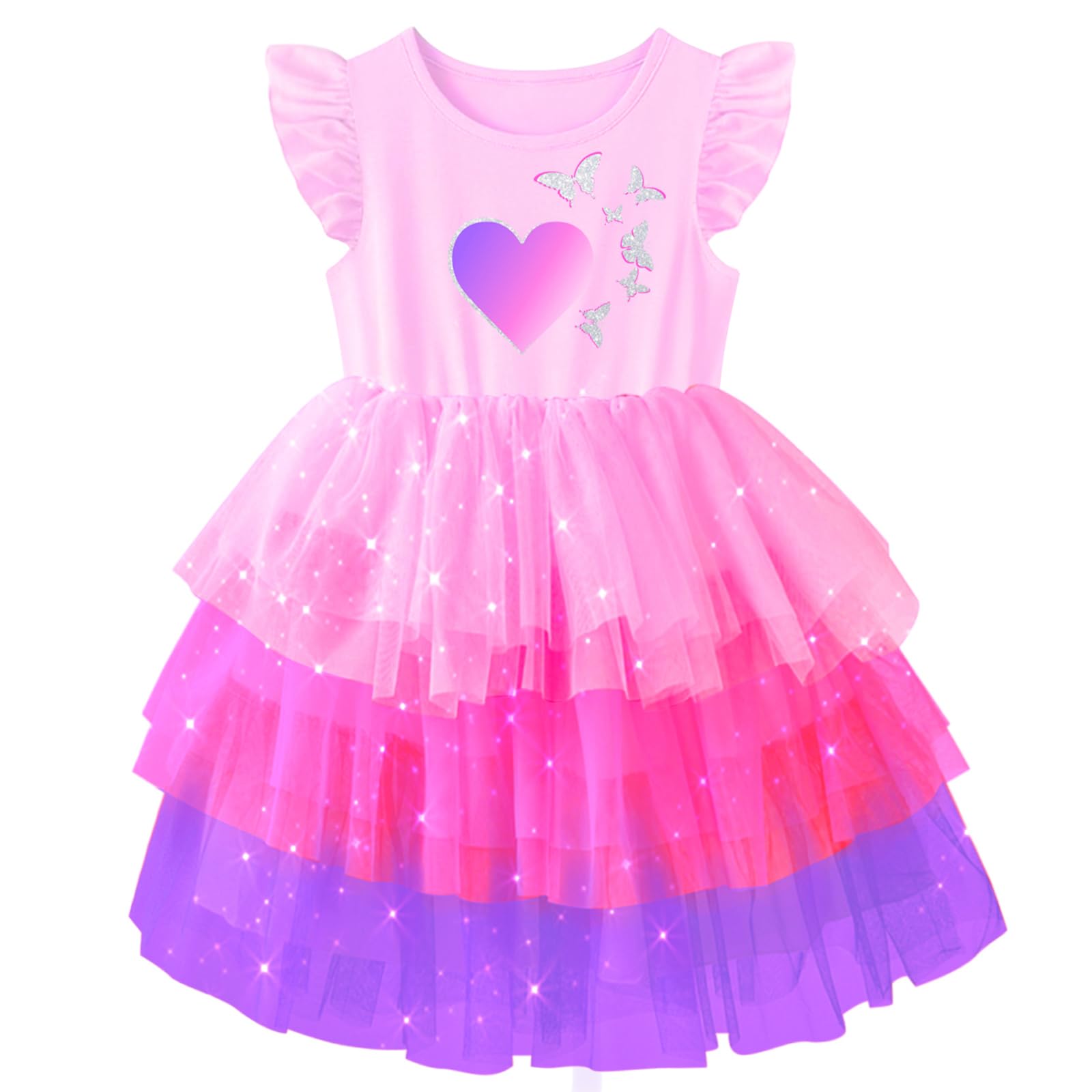 VIKITA Kid Girls Dresses Princess Animal Cartoon Tulle Party Casual Outfits Clothing 1-8 Years — view 16