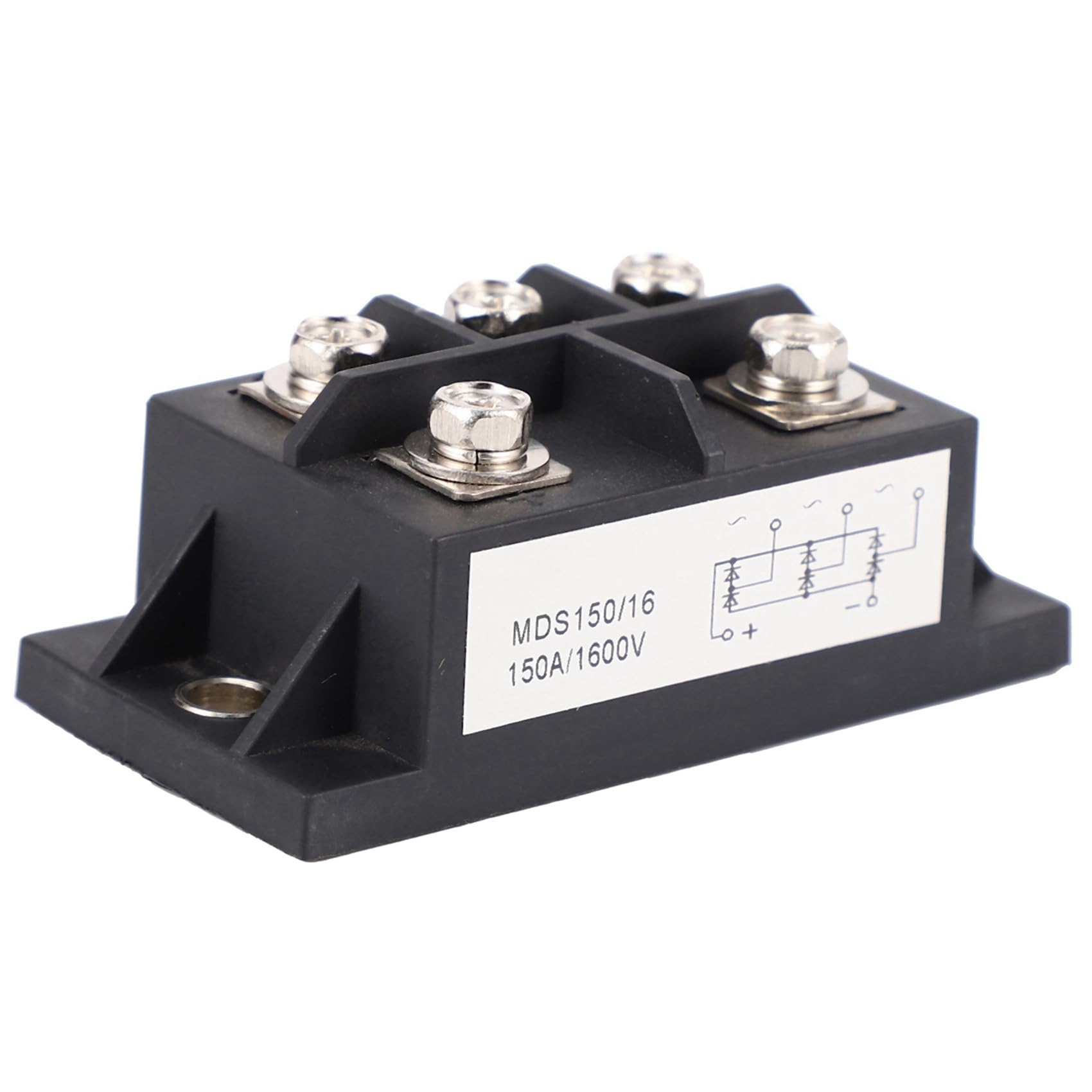 3X Raddrizzatore Un Ponte Un Diodi Trifase MDS150A 150A Amp 1600V Rame 150 Celsius 80X40X33mm Controllo del Ponte Un Diodi Un Cassa nel Metallo