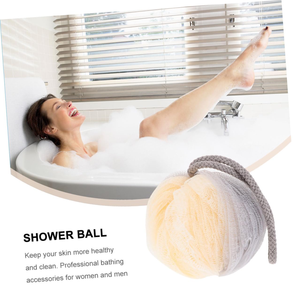 Beavorty 6piezas Esponja Efecto Espumoso Para Limpieza De Jabón o Gel Accesorios De