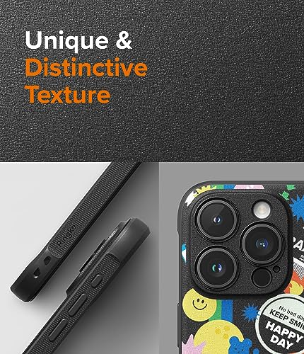 Image of Ringke Onyx Compatible With iPhone 15 Pro Case Cover Rugged Flexible Durable Anti-Slip Tpu Protection Shockproof iPhone 15 Pro Back Cover - Sticker, Multicolour