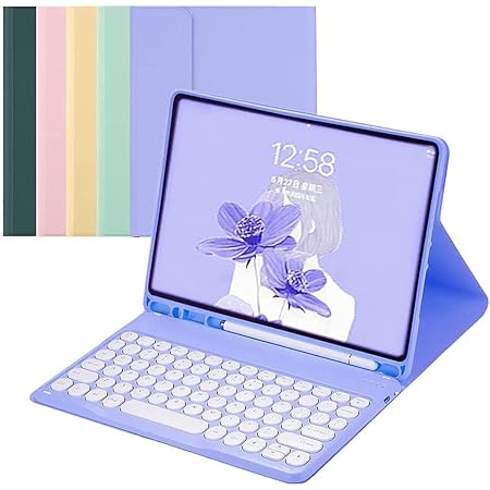 Amazon Co Jp かわいい Ipad7 Ipad 8 Ipad 9 Ipad 10 2キーボードケース ペンホルダー内蔵 マグネット 分離式 薄型 Bluetooth キーボード Ipad Air3 Pro 10 5 ケース キーボード付き 手帳型 丸いキーキャップ おしゃれ キャンディー色 キーボード 人気 Ipad7 Ipad8 Ipad9