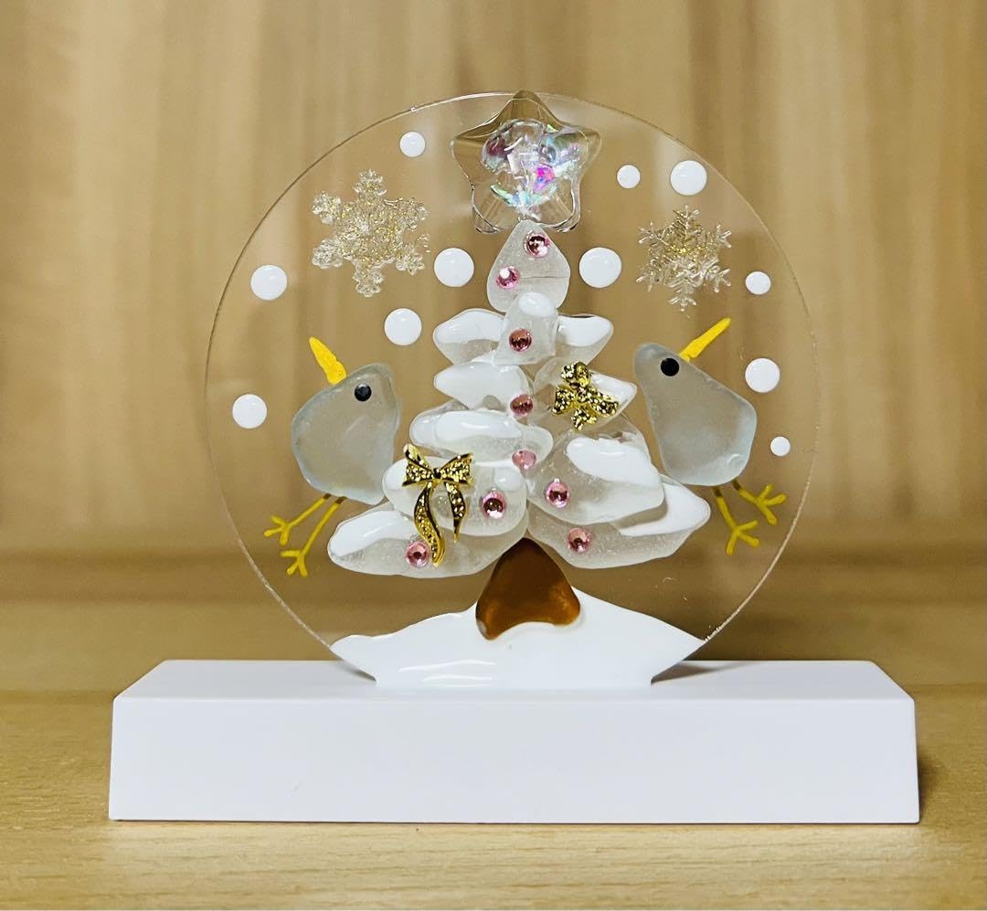 ぷう子様  シーグラスアート『 クリスマス globe.。.:*☆』 シーグラスアート クリスマスボール その他アート umioto 通販