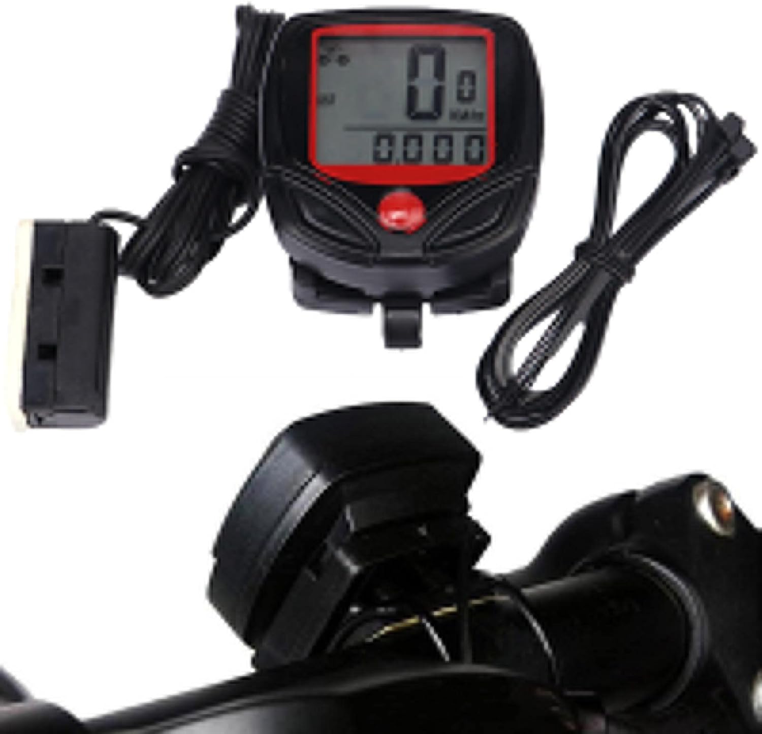 2 Pcs Bicycle Computer Weatherproof Wired Bike Computer
