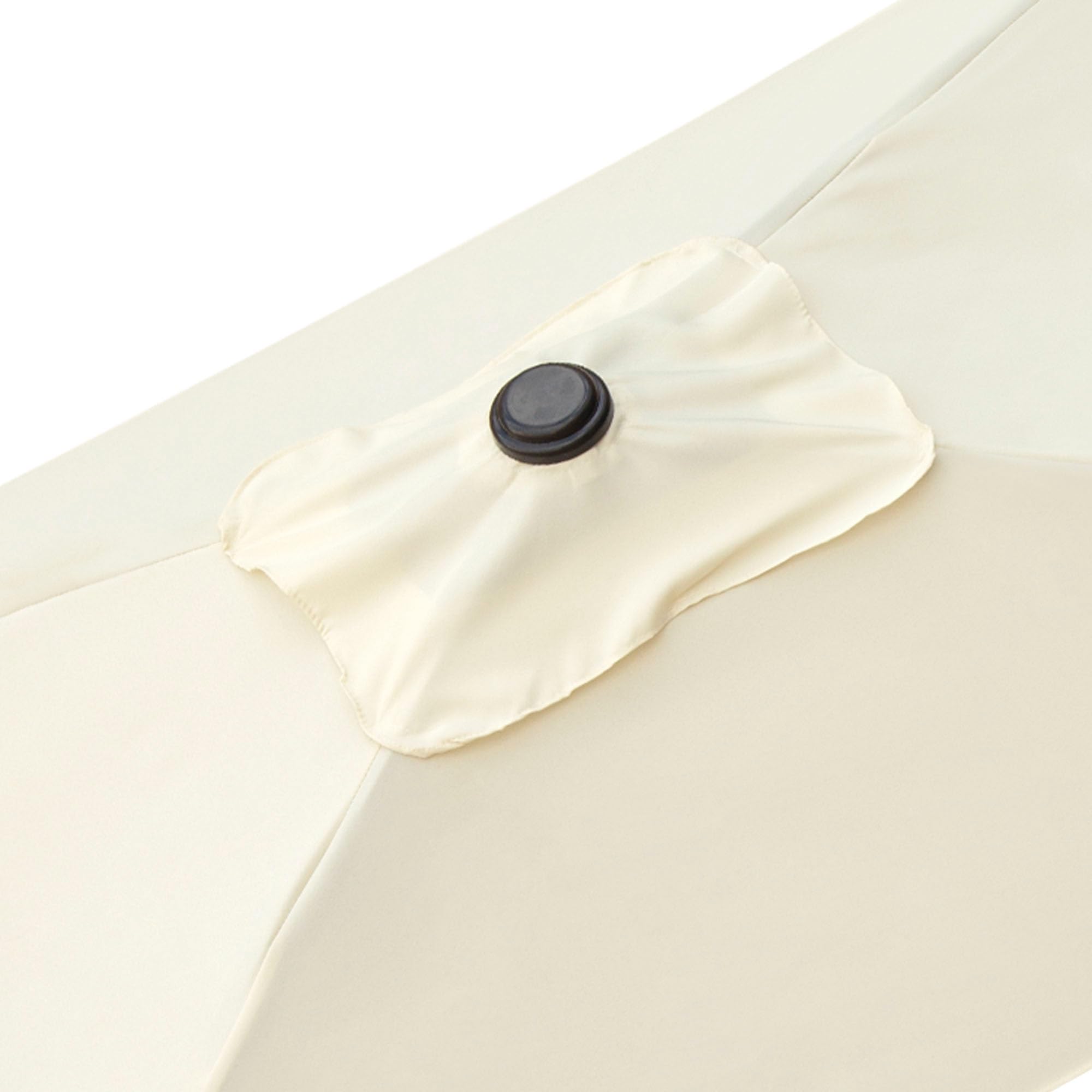 AKTIVE Parasol Rectangulaire pour Balcon, Parasol Terrasse, Parasol Terrasse Jardin, 200X120 cm, Couleur Crème, Mât Aluminium, Jardin