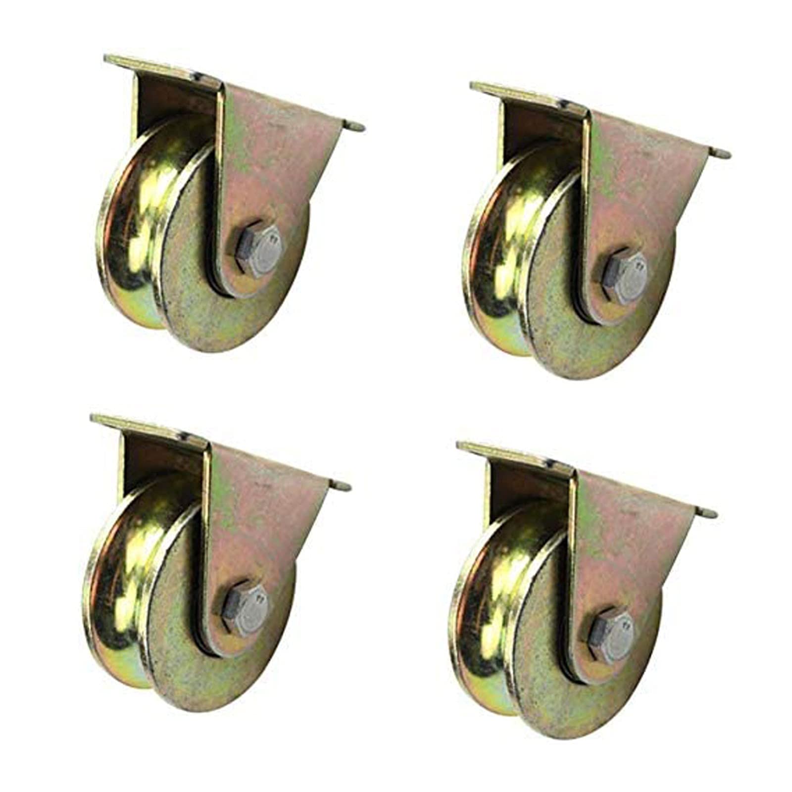 Buy Casters, UShaped Track Wheels, 4pcs Sliding Gate Roller, Gate