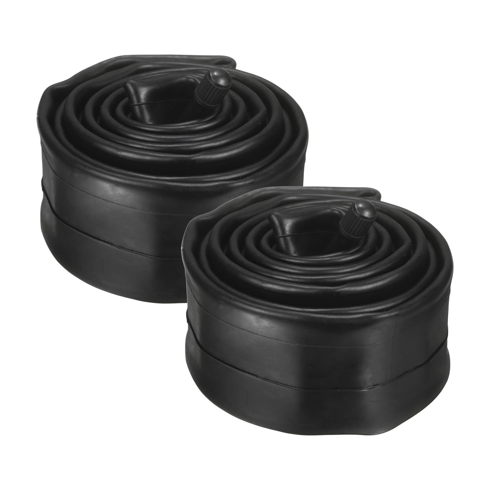 sourcing map 2pcs 22" Inner Tubes Width Fit 2.125/2.4 Rubber Bicycle Tube with 48mm Standard Valve for MTB Mountain Dirt Bike