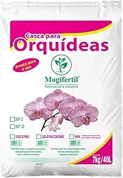 Substrato Plantas Orquídeas Pinus Carvão e Chips 7kg 40 Litros