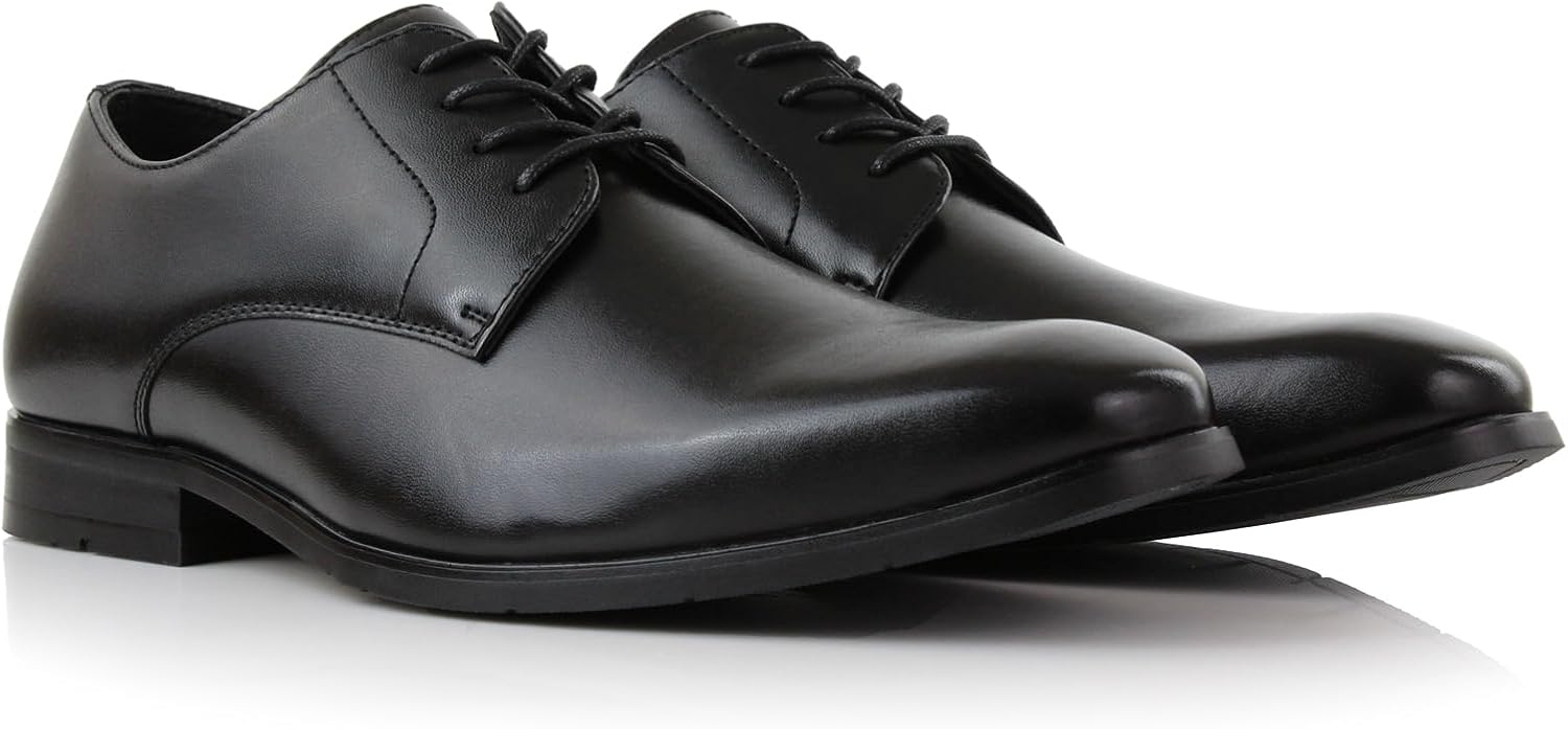 Ferro Aldo Men's Classic Square Toe Dress Shoes | Formal Business Lace-up Oxfords and Slip-on Loafers - Image 7