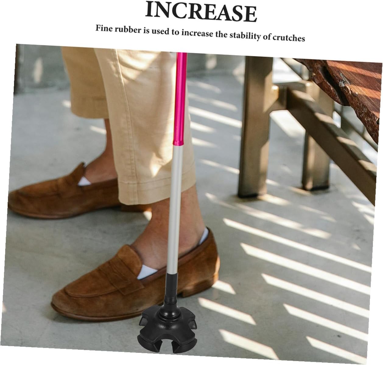 2pcs Cane Foot Cover Tips for Walking Sticks Crutches Anti-Slip Lightweight Replacement Caps with Stability Support for Elderly Indoor Outdoor Use