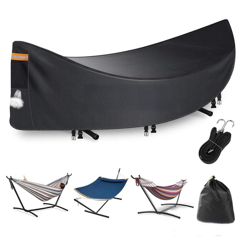 Housse de lit à suspendre anti-UV et coupe-vent en tissu Oxford imperméable toutes saisons