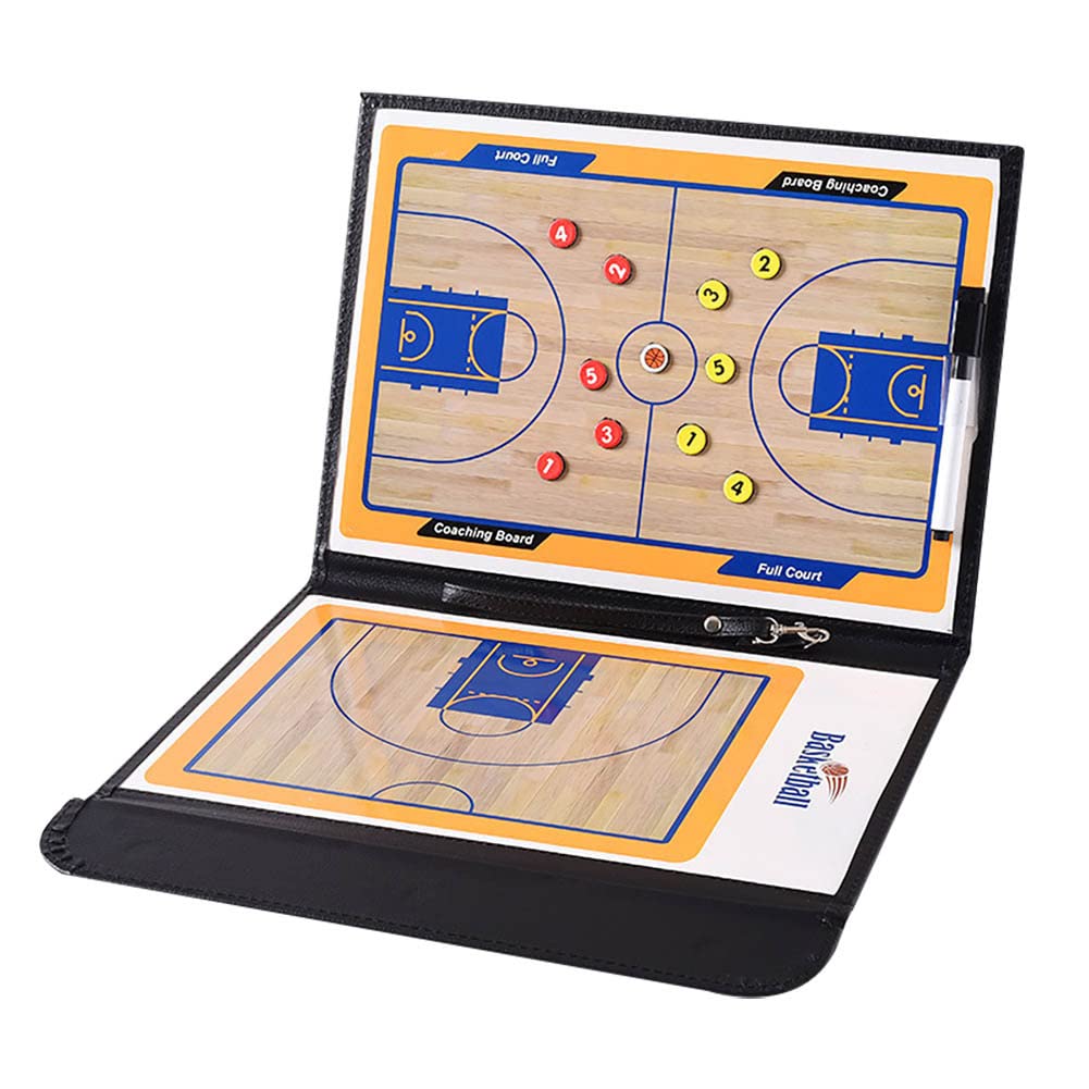 Tableau blanc de basket-ball avec aimants et feutre pour entraîneur