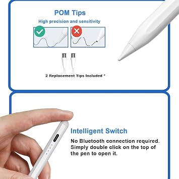 Printme Dokunmatik Ekranlar için Yaratıcı Stylus Kalem - Uzun Pil Ömrü, iPhone/iPad/Huawei ve Diğer Tabletler için Evrensel Uyumluluk, Çizim ve Yazma için