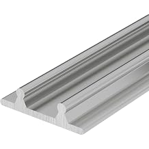 Brixwell RLT602BA-CCP12 Brite Anodized Aluminum Lower Channel for Deep Recess Installations 12" Length