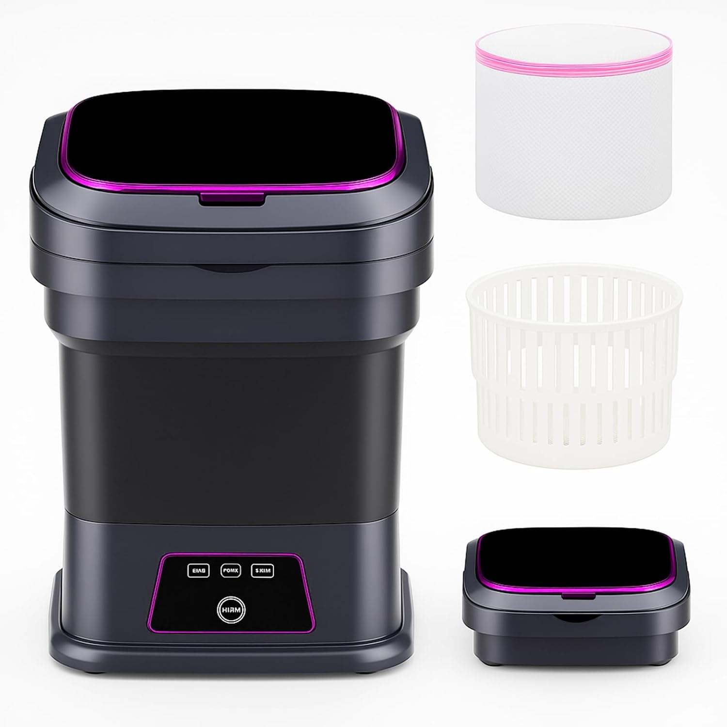 16l Portable Washing Machine, Foldable Ultra Quiet Three Mode Mini Convenient Washing Machine, Suitable for Cleaning Underwear and Socks, or for Dormitory and Travel Use