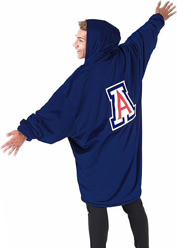 Miniatura 4 de THE COMFY - Manta portátil original de sherpa y microfibra, viene en tamaño extragrande, con cremallera de un cuarto, de talla única, y vista en