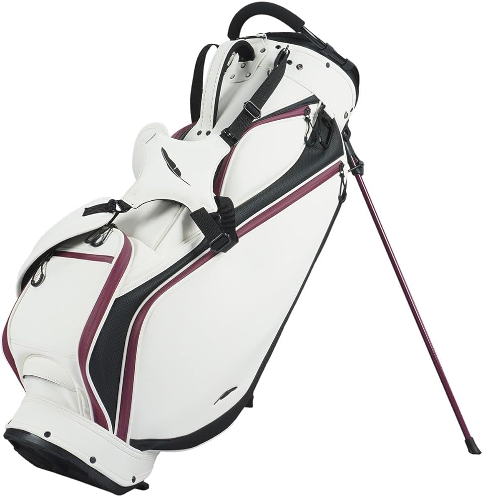 TOURADオリジナルスタンドキャディバッグ　ホワイト/カッパー TOURADオリジナルスタンドキャディバッグ ホワイト/カッパー