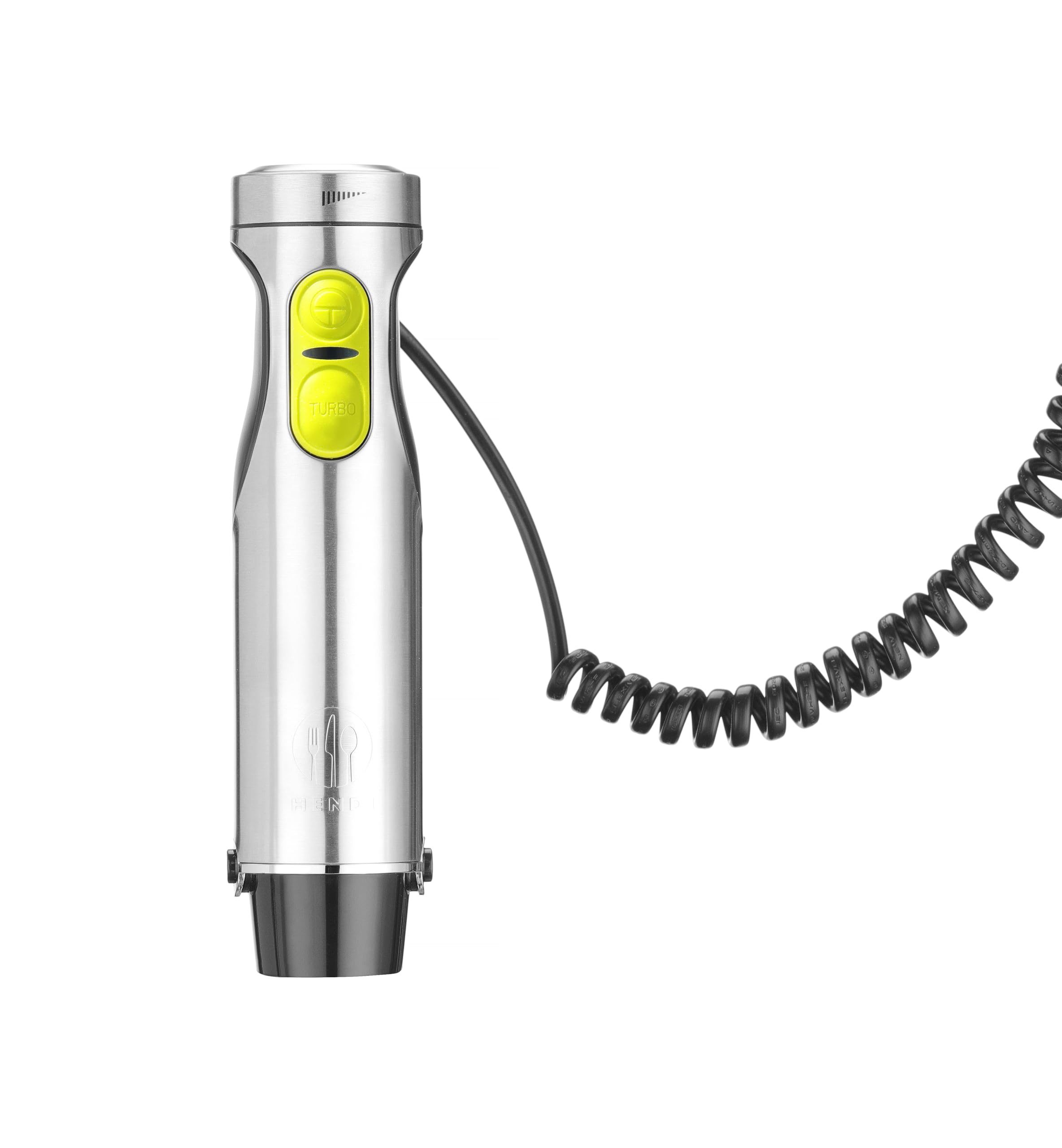 HENDI Frullatore ad immersione, asta frullatore: 225mm, velocità regolabile: 8500 a 16500g/min, processa fino a 3L, frullatore a mano, mixer ad immersione, ø65x(H)425mm, 220V/1000W, inox, ABS
