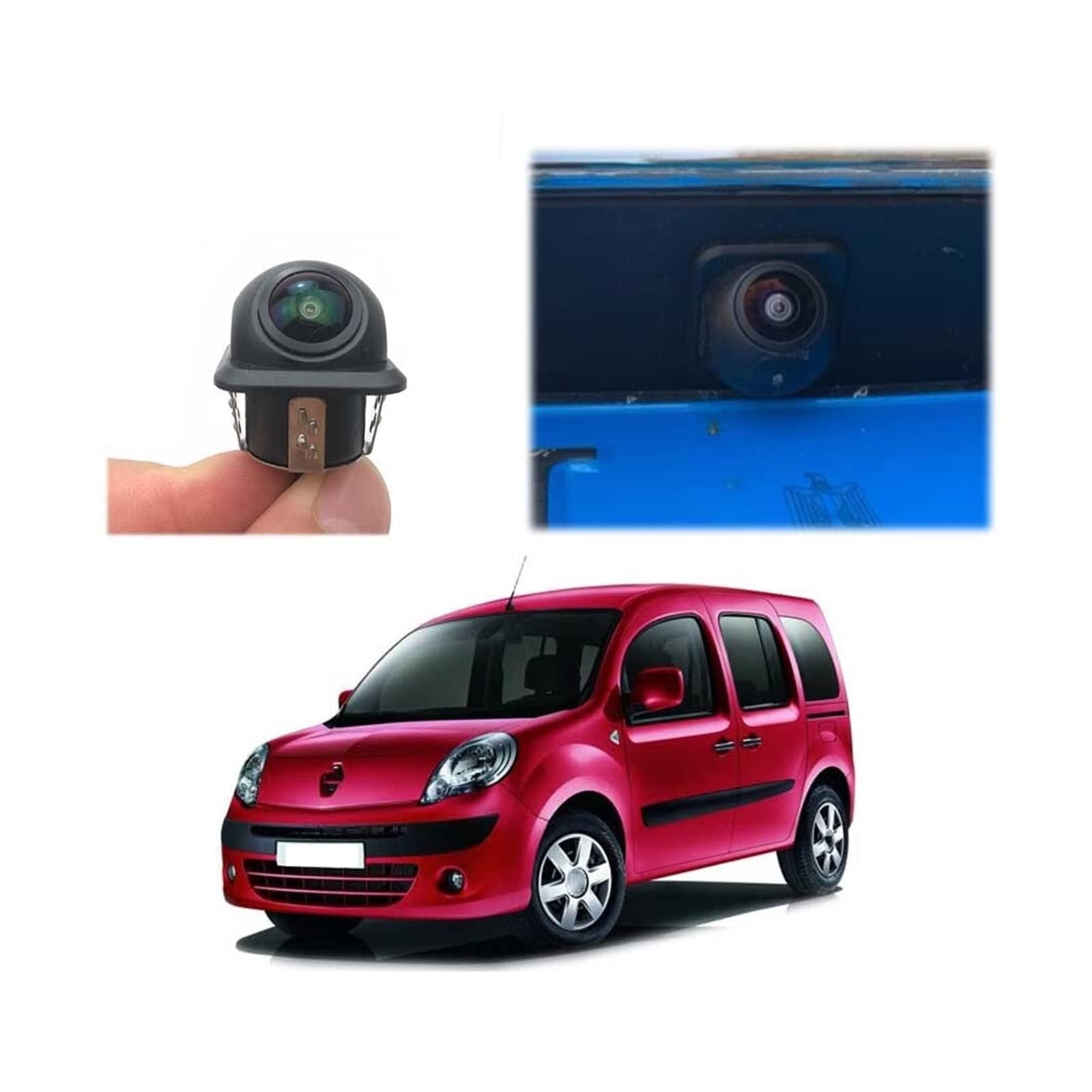 Zamiennik kamery cofania do samochodu Kangoo ZE VAN 2005-2020, samochodowa kamera cofania HD, wodoodporna, odporna na wstrząsy kamera parkingowa, A-CAM z monitorem (normalna/A-CAM z monitorem)