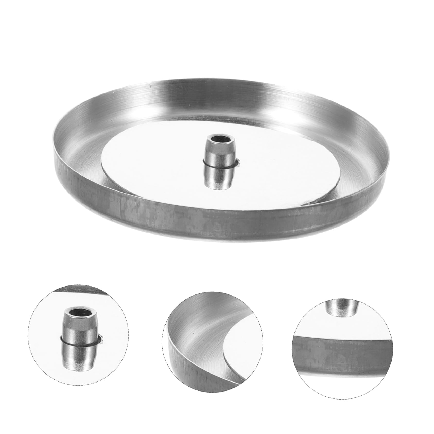 WOONEKY 1 Set Golf Training Hole Cup Stainless Steel and Plastic Golf Tee Holder Metal Putting Cup Putt Aid for