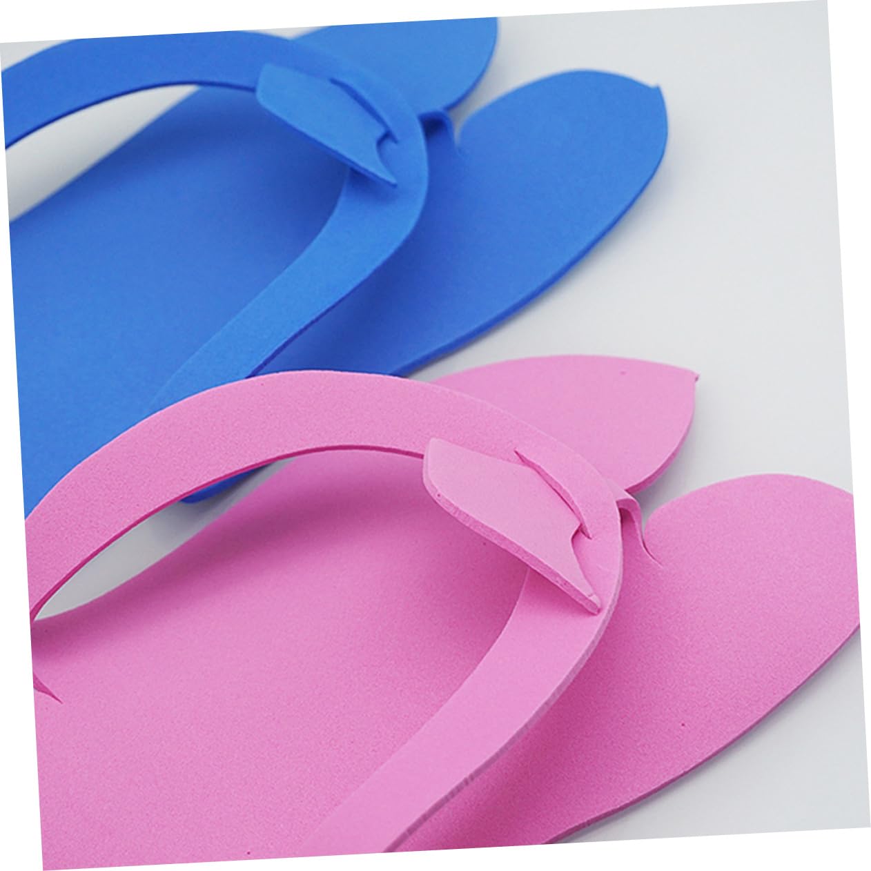 Vaguelly Pantoufles Jetables Eva pour Spa et Pédicure, Lot de 48 Paires, Taille, Antidérapantes, Légères et Confortables, pour Femmes et Hommes, Usage Hôtel, Salon de Couleur Aléatoire