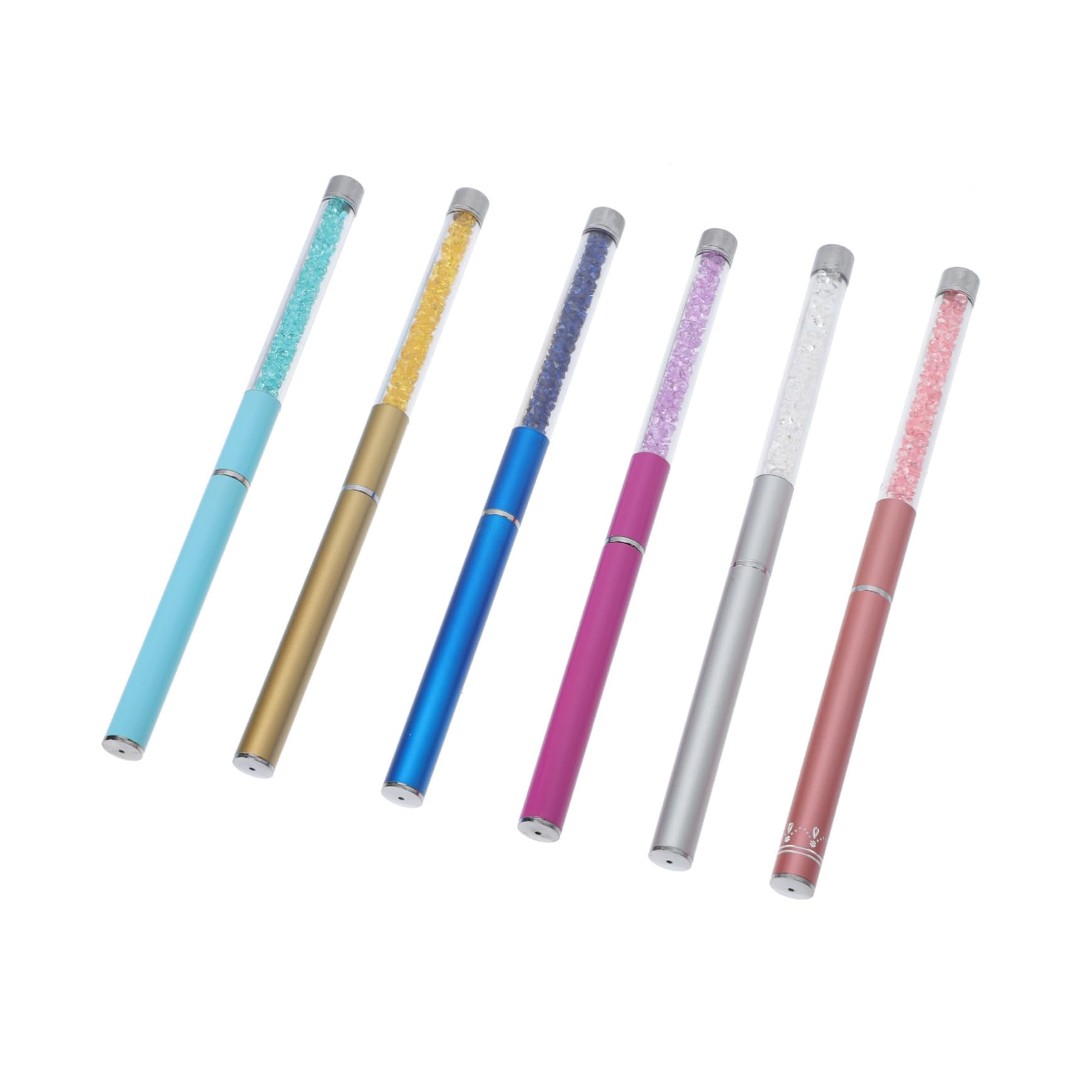 Didiseaon 6Pcs Elegant Eyelash Comb with Handles for Women Eyelash Brush Eyebrow Grooming Tool for Eye Makeup