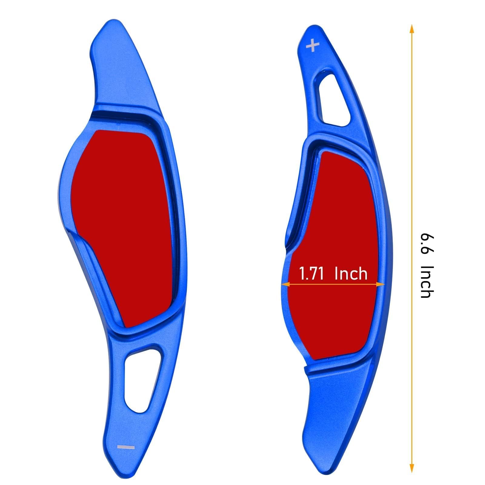 TTCR-II Compatibile con BMW Palette Volante Serie 3/4/5/6/7/8/X3,X4,X5,X6,X7,Z4 Cambio al Volante G20 G21 G30 G31 G32 G11 G12 G14 G15 G16 G01 G02 G05 G06 G07 G29 Estensione Cambio - (Blu)