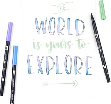 Tombow ABT Dual Brush Pen set of 10, LANDSCAPE