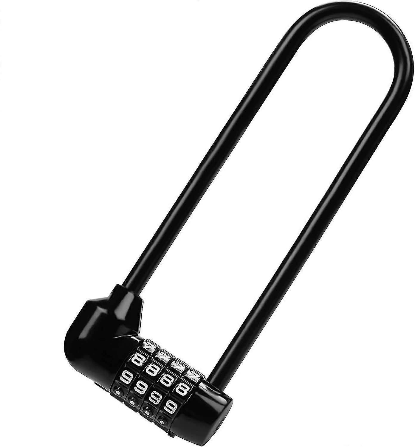 Joyhappst Image Color 160Mm Combination 4-Digit Padlock Lock Shackle Resettable Long Loop