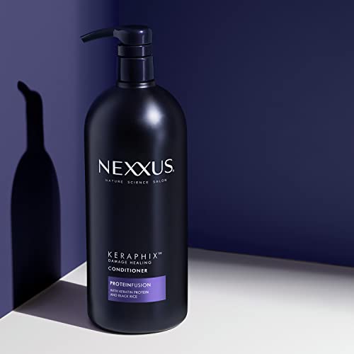 Nexxus SG_B079RCD6J5_US Keraphix Proteinfusion Conditioner With Keratin Protein And Black Rice Conditioner For Damaged Hair 33.8 Oz thumb #6