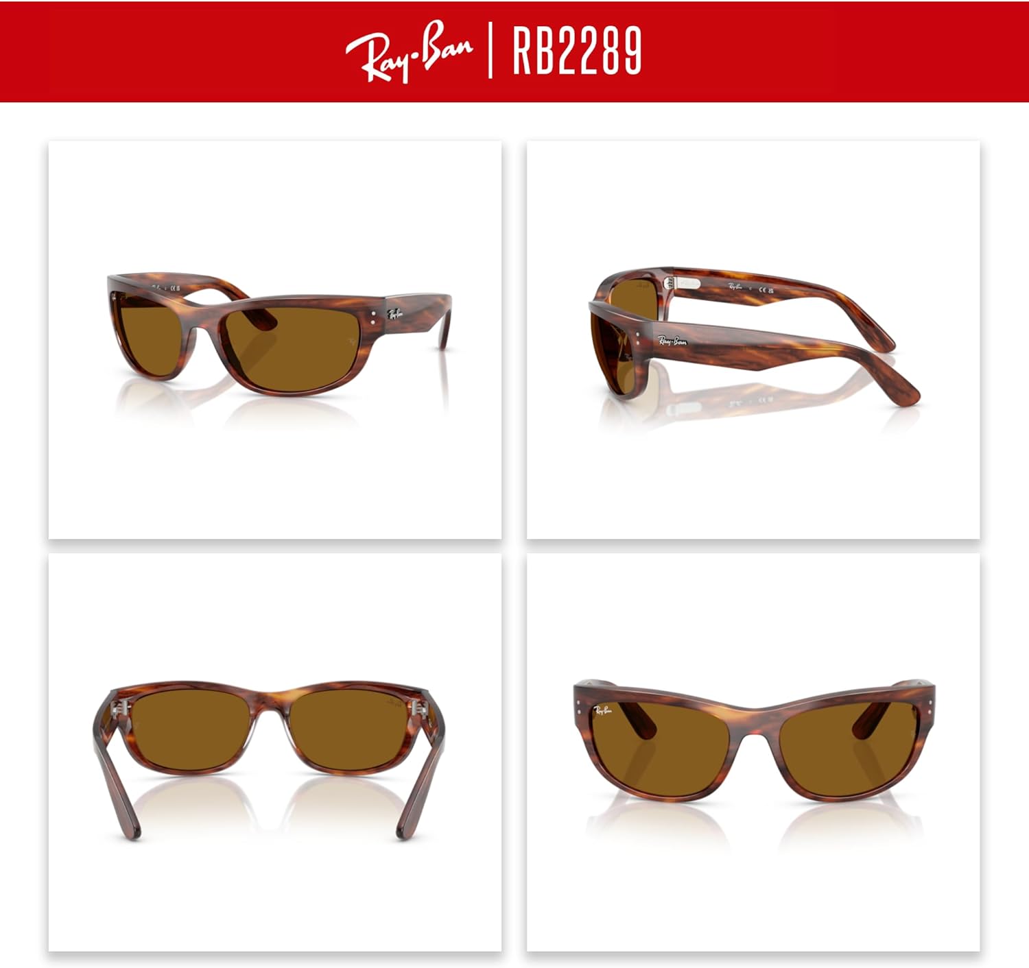 Ray-Ban RB2289 Mega Balorama Pillow Sunglasses For Men For Women +BUNDLE with ACCESSORY EYEWEAR KIT