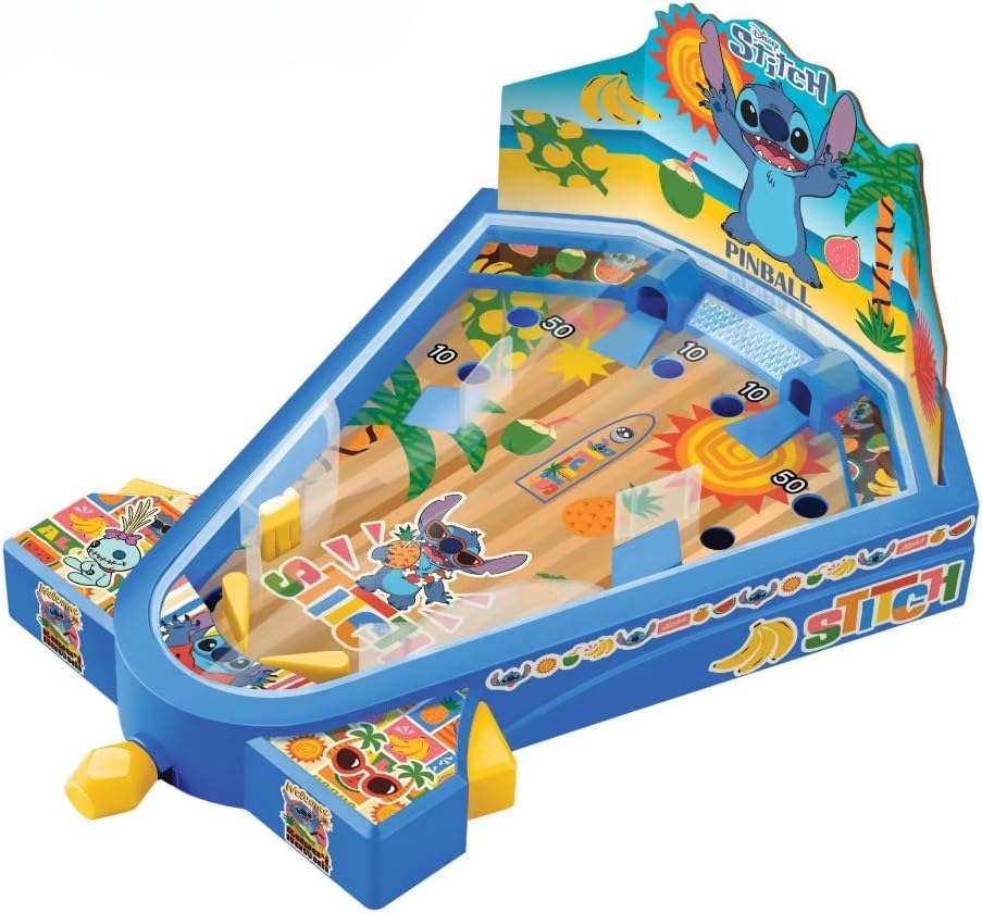 Disney Stitch Mini Tabletop Pinball Game