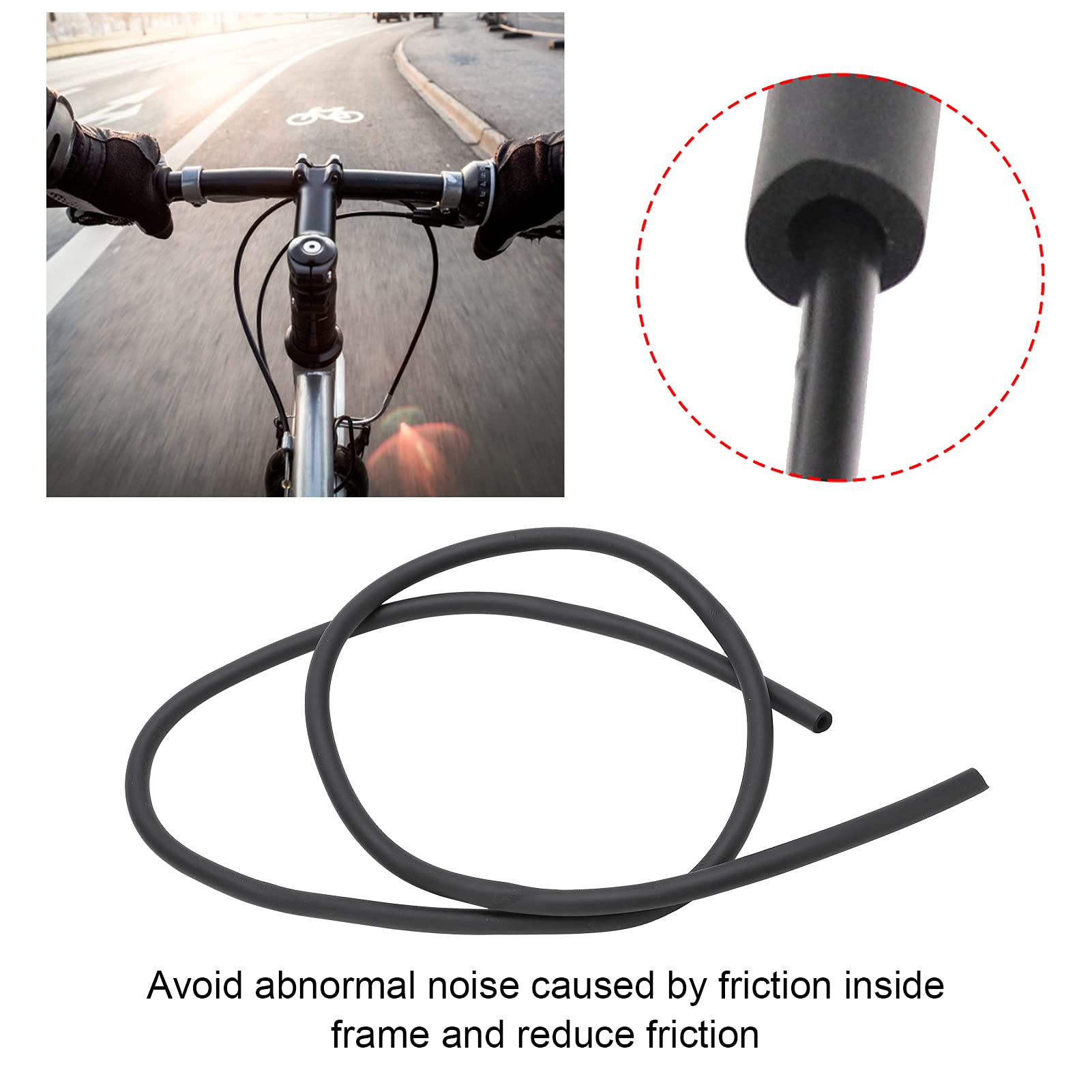 VGEBY Soft Hose, Sponge Tube for Mountain, Road Bikes, Prevents Abnormal Noise, #411, VGEBYc74t29pska