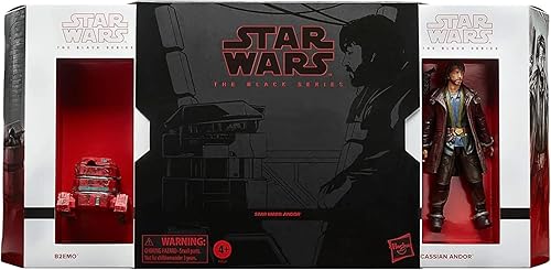 Miniatura 2 de STAR WARS Paquete de 2 figuras exclusivas de la serie negra de 6 pulgadas | Cassian Andor & B2EMO