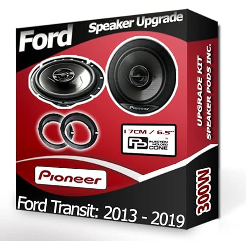 Transit Speaker upgrade Front Door Pioneer car speakers 6.5 17cm 300W