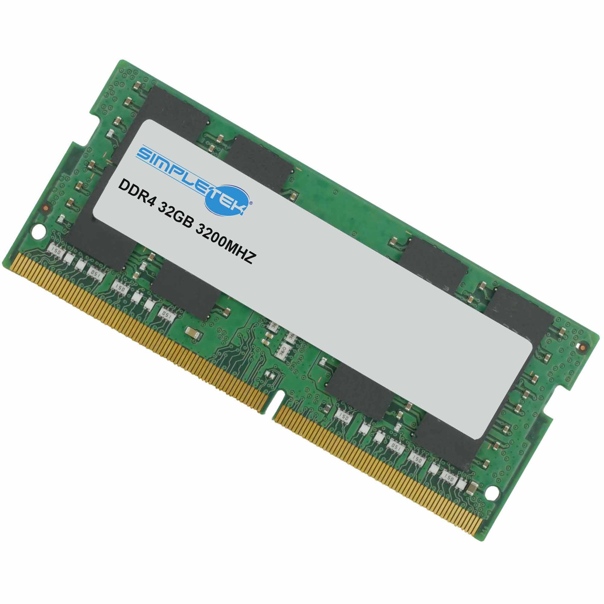 SIMPLETEK - Pamięć RAM 32 GB DDR4 SO-DIMM 3200 MHz 260 pin 1,2 V | moduł Banco Non-ECC | do notebooków (odnowiony)