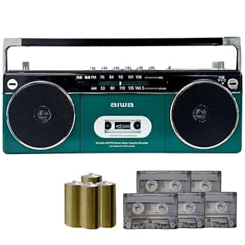 Amazon.co.jp: アイワ ラジカセ audio -G RCP2 グリーン 単2電池