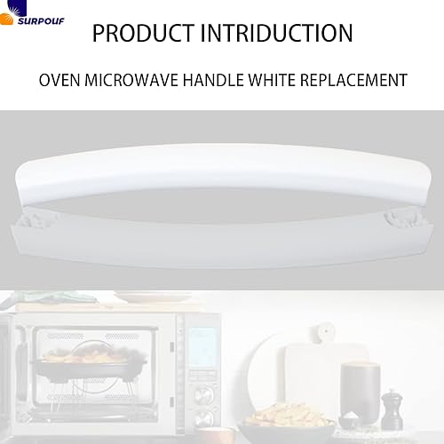 Miniatura 2 de WB15X10276 Horno Microondas Manija De Puerta De Reemplazo Negro Se Ajuste Para GE Kenmore